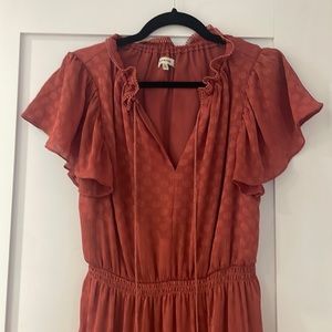 Max studio size s dress rust color
